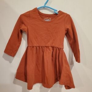 June & January 12/24 Month Orange Kids Dress/tunic Top
